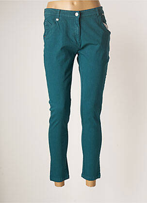 Pantalon 7/8 bleu AGATHE & LOUISE pour femme