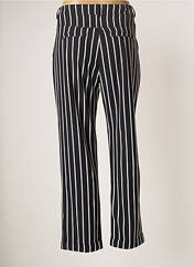 Pantalon chino noir AGATHE & LOUISE pour femme seconde vue