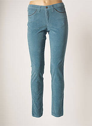 Pantalon slim stretch taille normale bleu WALTRON femme