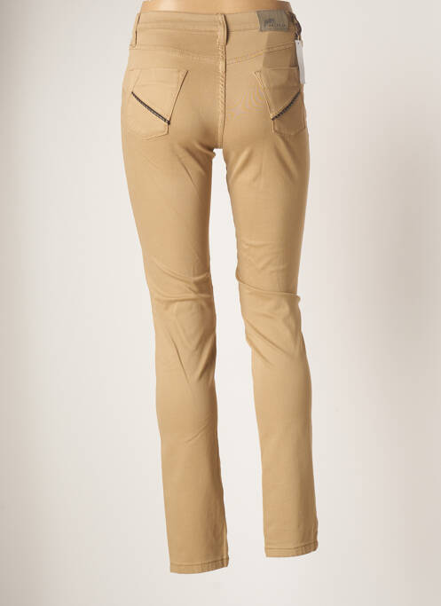 Pantalon slim beige WALTRON pour femme