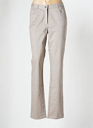 Pantalon droit gris FELINO pour femme
