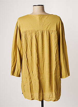 Tunique manches longues tissage crêpe vert YEST femme