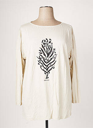 T-shirt beige YESTA pour femme