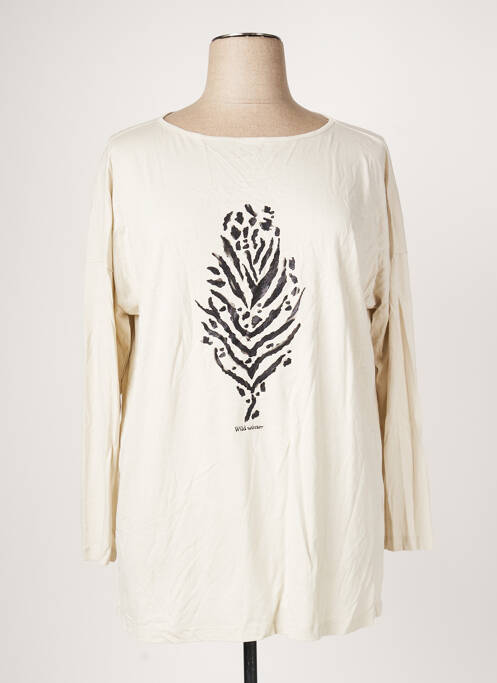 T-shirt beige YESTA pour femme
