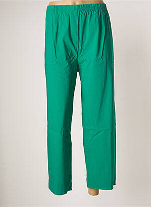 Pantalon 7/8 vert OLIVER JUNG pour femme