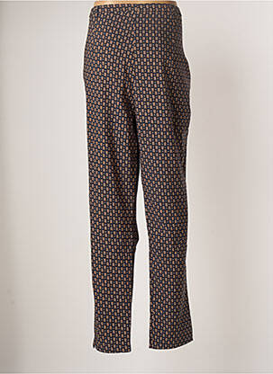 Pantalon slim tissage popeline taille normale bleu GUY DUBOUIS femme