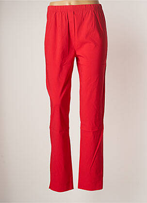 Pantalon slim rouge OLIVER JUNG pour femme