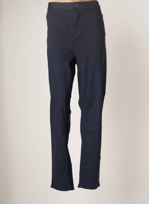 Pantalon slim bleu YESTA pour femme