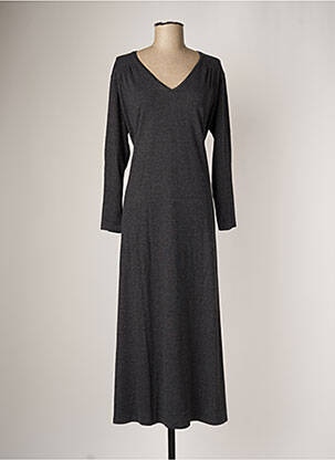 Robe longue gris LEON & HARPER pour femme