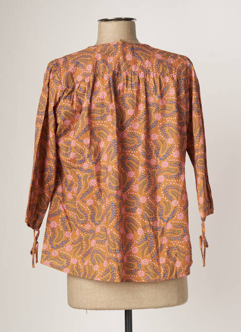 Blouse marron CHICOSOLEIL pour femme