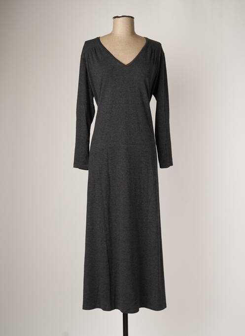 Robe longue gris LEON & HARPER pour femme