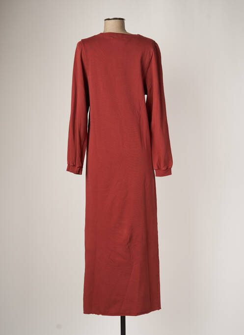 Robe longue marron DROLATIC pour femme