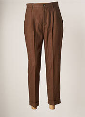Pantalon 7/8 marron LEON & HARPER pour femme seconde vue