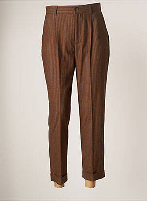Pantalon 7/8 marron LEON & HARPER pour femme