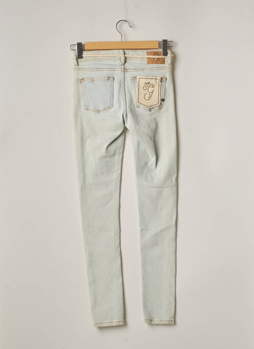 Jeans coupe slim bleu MADEMOISELLE GARÇONNE pour femme