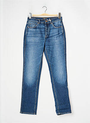 Jean coupe mom poches taille normale bleu NAGEV femme