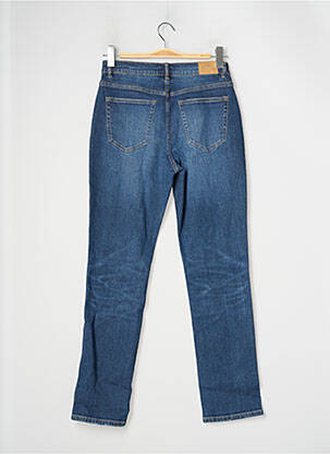 Jean coupe mom poches taille normale bleu NAGEV femme