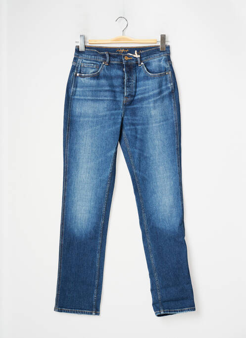 Jean coupe mom taille normale taille normale bleu NAGEV femme