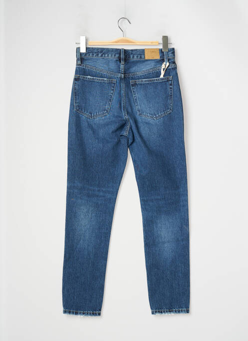 Jean coupe mom taille normale taille normale bleu NAGEV femme