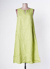 Robe mi-longue vert SOLILY pour femme seconde vue