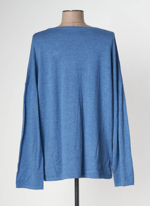 Gilet manches longues bleu SOLILY pour femme