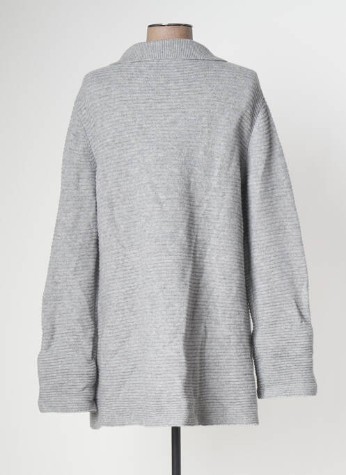 Gilet manches longues gris SOLILY pour femme