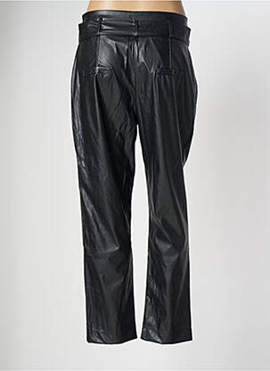 Pantalon droit stretch taille normale noir QUATRE VINGT JOURS femme
