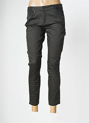 Pantalon slim stretch taille normale vert STREET ONE femme