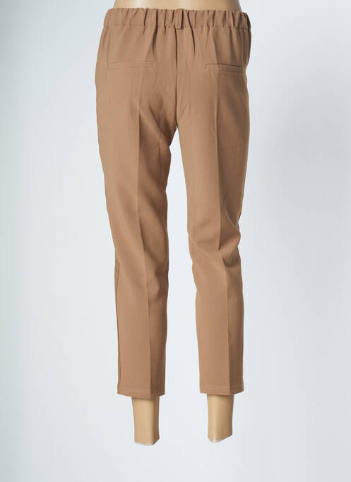 Pantalon 7/8 marron QUATRE VINGT JOURS pour femme
