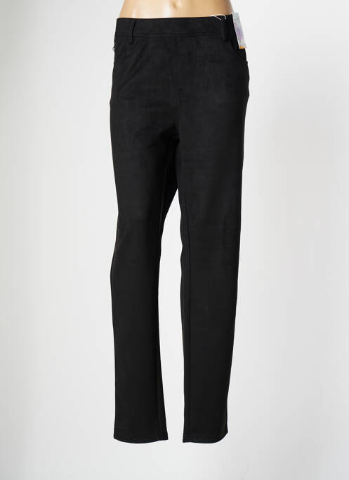 Pantalon droit noir QUATRE VINGT JOURS pour femme