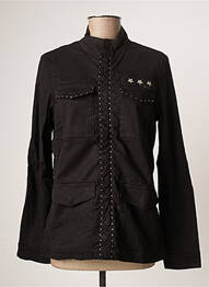 Veste casual finition intérieure doublée noir FIVE femme
