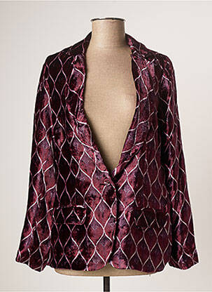 Blazer poches rouge STORIATIPIC femme
