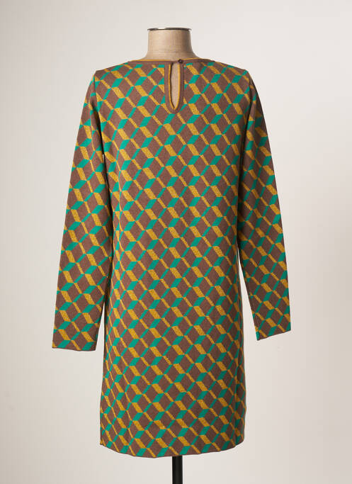 Robe pull marron MALIPARMI pour femme