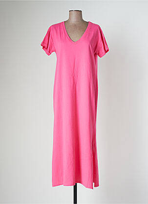 Robe longue rose ABSOLUT CASHMERE pour femme