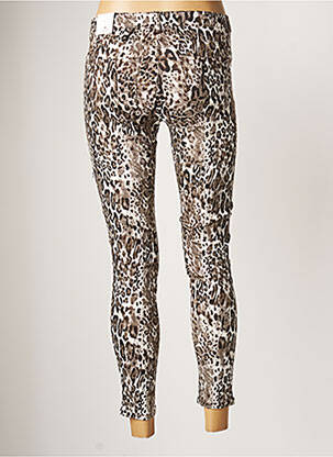 Pantalon 7/8 taille haute taille haute marron R.DISPLAY femme