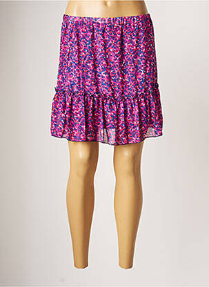 Jupe courte doublure violet FLAMANT ROSE femme