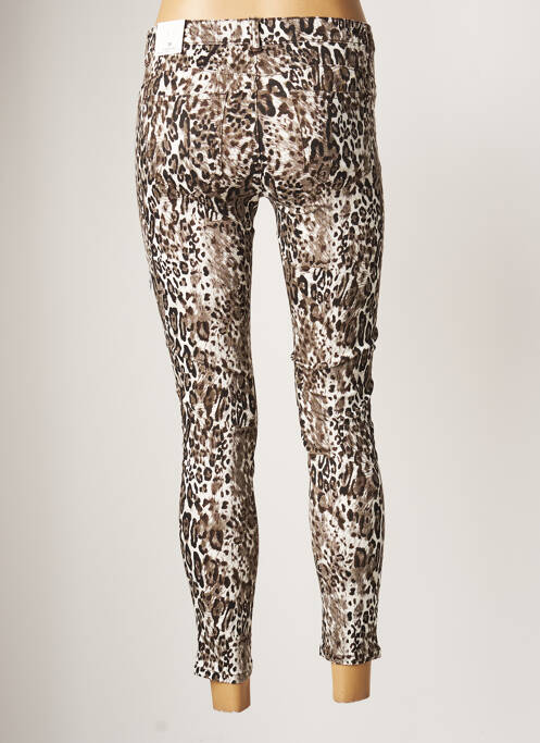 Pantalon 7/8 marron R.DISPLAY femme