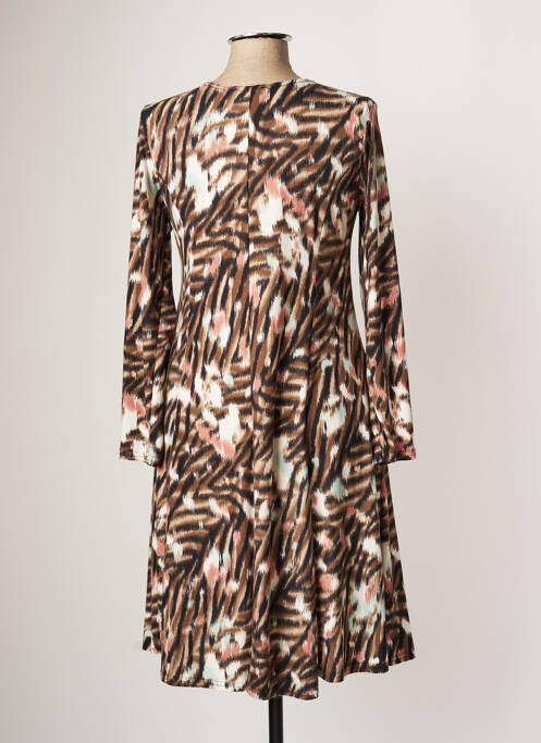 Robe mi-longue marron VETISTYLE pour femme