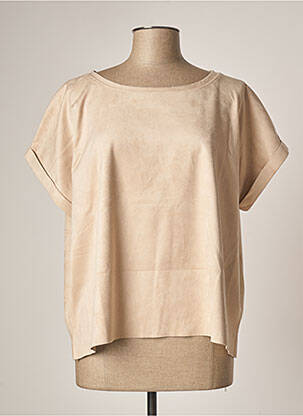 Top manches courtes manches courtes rose JUVIA femme