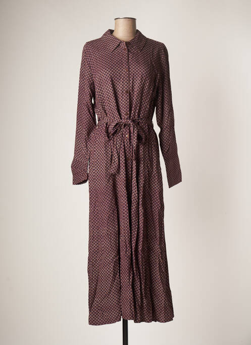 Robe longue violet CREAM pour femme
