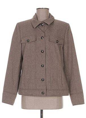 Veste chic fausses poches beige PAUPORTÉ femme