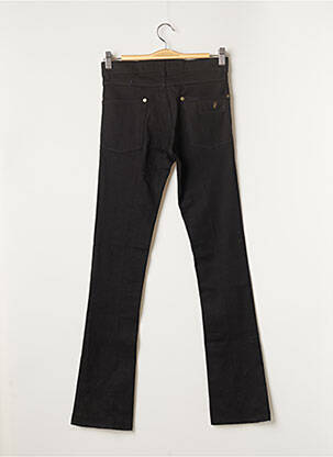 Jean coupe flare coupe droite évasée sur le bas taille normale noir APRIL 77 femme