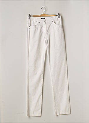 Pantalon droit blanc THALASSA pour femme