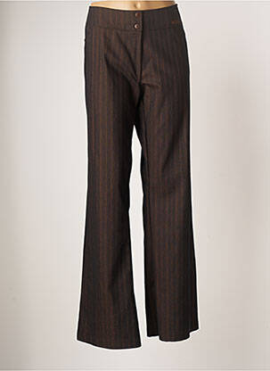 Pantalon large marron CHRISMAS'S pour femme