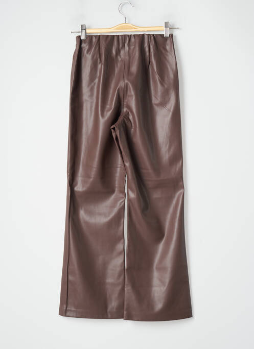 Pantalon 7/8 marron ICHI pour femme