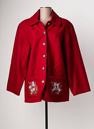 Manteau court rouge JAC JAC pour femme