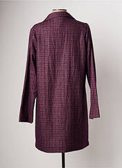 Manteau long violet AGATHE & LOUISE pour femme seconde vue