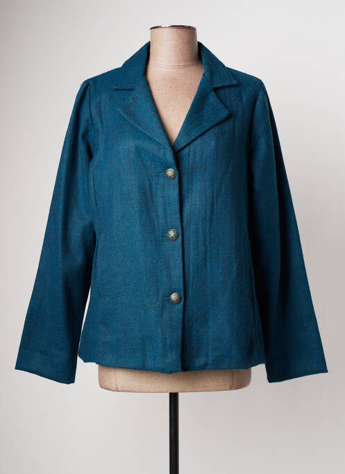 Blazer bleu AGATHE & LOUISE pour femme