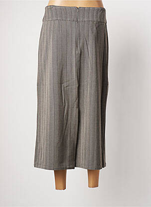Jupe longue fermeture zippée au dos gris JAC JAC femme