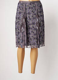 Jupe mi-longue taille normale violet JAC JAC femme